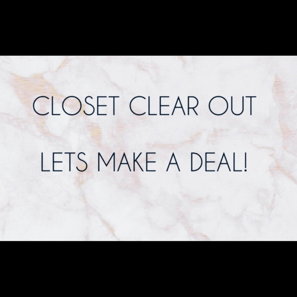 Closet clean out!